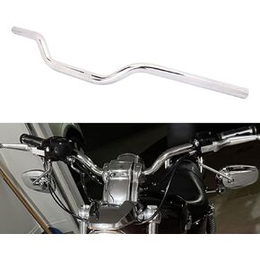 AnXin 1" 25MM Drag Handlebars Tracker Handle Bars Universal for Sportster XL 883 1200 Bobber Custom Chopper Softail Dyna Euro Style Black