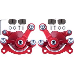 MWMNUN front Rear Disc Brake Caliper with Brake Pads Compatible with Motovox MBX10 MBX11 Mini Dirt Bike MM-B80-BR 80CC 2.5HP Moto Classic Mini Bike 47cc 49cc Pocket Bike Stand Up Goped Scooter