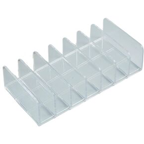 DVD Clear Storage Box: Acrylic Stackable Holder Organizer Tray for Up to 14 Square CDs | Media Display Stand Case for Shelf Countertop, Organization Solution for Kitchen, Bathroom, Cabinet, Movie Rack