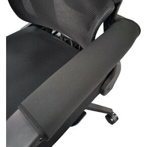 Chair Armrest Cover Office Chair Armrest Pads Adjustable Comfort Ergonomic Chair Armrest Pads Removable Durable Home Office Chair Armrest Covers – Neoprene, Black