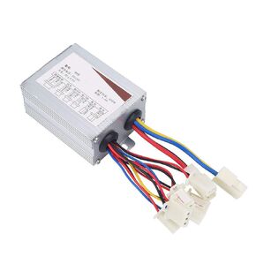 Motor Controller 24v 500w Brushed Motor Speed Controller Battery Connector Aluminum Alloy Brush Motor Control Box for Electric Bicycle E Bike Scooter