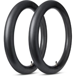 StaiBC 2.75-19 3.00-19 Inner Tube Heavy Duty 80-19 100-19 Tire Tubes with TR4 Straight Valve Stem Replacement for CRF KLX TTR Motocross Pit Dirt Bike Motorcycle 2-Pack