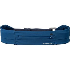 Nathan Zipster Fit Running Belt. Adjustable, Bounce Free Waist Pack. Pockets with Zippers. Runners Fanny Pack. Fits All iPhones, Android, Samsung etc. One-Size-Fits-All. for Men and Women