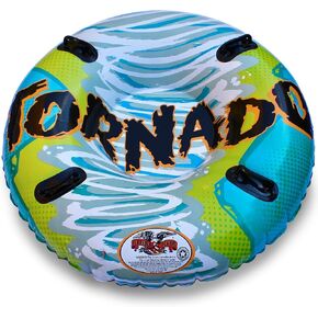 Flexible Flyer Tornado 2-Person Snow Tube. Round Inflatable Double Sled for SNO Sledding in Kuwait