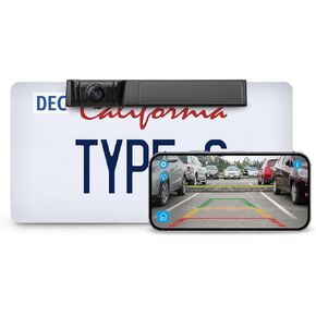 كاميرا احتياطية لاسلكية تعمل بالطاقة الشمسية بتقنية البلوتوث مع تطبيق Len HD 1080P قابل للتعديل للتحكم في التطبيقات لهواتف iPhone الذكية وأجهزة Android اللوحية المقاومة للماء للرؤية الليلية ولوحة ترخيص الرؤية الخلفية لشاحنة سيارة SUV Camper in Kuwait