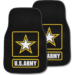 Fanmats Military 'Army' Car Mat - 2 Piece , 18"x27"