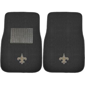 FANMATS - 20600 NFL - Detroit Lions Embroidered Car Mat Set