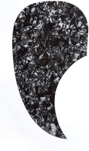 Self Adhesive Teardrop Acoustic Guitar Pickguard for Martin D28 Style guitar, Black Pearl in Saudi Arabia
