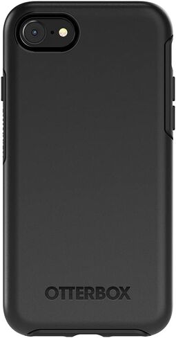 OtterBox Symmetry Series Case for iPhone SE 3rd Gen (2022), iPhone SE 2nd (2020), iPhone 8, iPhone 7 (NOT Plus) w/Tempered Glass Screen Protector, Bundle - Bulk Packaging - Black in Saudi Arabia