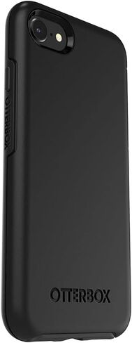 OtterBox Symmetry Series Case for iPhone SE 3rd Gen (2022), iPhone SE 2nd (2020), iPhone 8, iPhone 7 (NOT Plus) w/Tempered Glass Screen Protector, Bundle - Bulk Packaging - Black in Saudi Arabia
