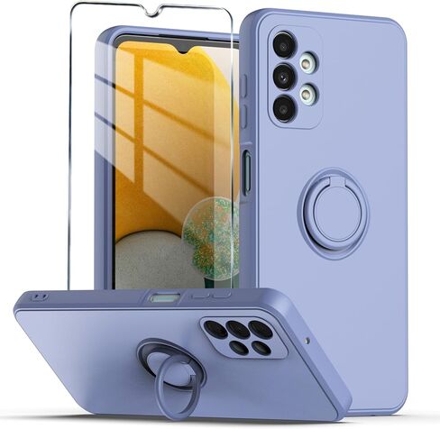 حافظة لهاتف Gabb Phone 3 Pro مع واقي شاشة من الزجاج المقسى، حافظة واقية للكاميرا مغطاة بالكامل من السيليكون السائل الناعم، بطانة من الألياف الناعمة للحماية من الصدمات (سماوي) in Saudi Arabia