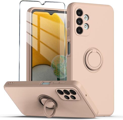 حافظة لهاتف Gabb Phone 3 Pro مع واقي شاشة من الزجاج المقسى، حافظة واقية للكاميرا مغطاة بالكامل من السيليكون السائل الناعم، بطانة من الألياف الناعمة للحماية من الصدمات (سماوي) in Saudi Arabia