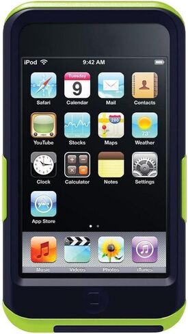 OTTERBOX COMMUTER SERIES Case for iPod touch 4G - Black/Green in Saudi Arabia