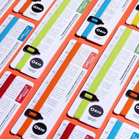 Lastword Bookmarks Elastic Bookmark Perfect for Any Book - Book Markers for Women - Bookmarks for Men - Bookmarks for Kids -Don't Lose Your Mark, Design Made in Italy Book Marks (Blue) in Saudi Arabia