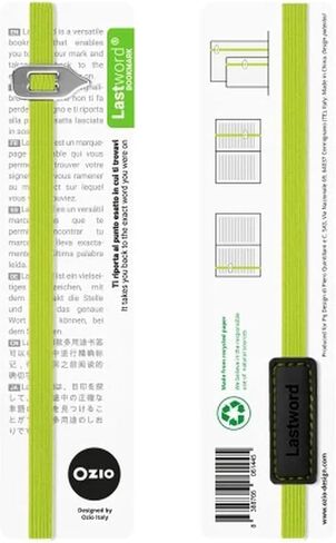 Lastword Bookmarks Elastic Bookmark Perfect for Any Book - Book Markers for Women - Bookmarks for Men - Bookmarks for Kids -Don't Lose Your Mark, Design Made in Italy Book Marks (Blue) in Saudi Arabia