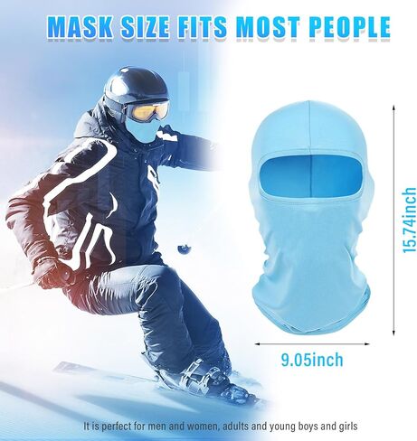 Kewucn Balaclava Ski Mask Full Face, UV & Wind Protection Face Mask for Summer Hot Weather, Breathable & Lightweight Balaclava Face Mask Cycling Motorcycle for Men Women (Army Green) in Kuwait
