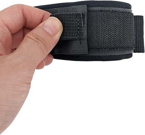 SUP Leash 10 Foot Coiled Stand Up Paddle Board Surfboard Leash Stay on Board Ankle Strap, Black in Saudi Arabia