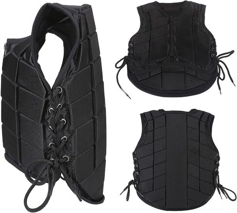 Safety Horse Riding Equestrian Vest, Kids EVA Padded Horse Riding Vest Protective Body Protector Back Protection Gear Equipment for Children(M) in Saudi Arabia