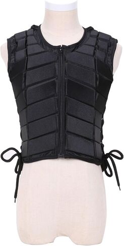 Safety Horse Riding Equestrian Vest, Kids EVA Padded Horse Riding Vest Protective Body Protector Back Protection Gear Equipment for Children(M) in Saudi Arabia