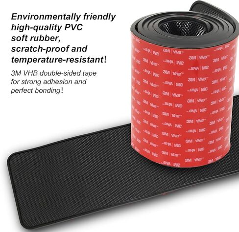 واقي ممتص الصدمات الخلفي للسيارة، واقي ممتص الصدمات للسيارة، قابل للتقشير واللصق على السيارة، واقي مصد لاصق للسيارات، شريط حماية متين من البولي فينيل كلوريد ملائم عالمي، لشريط مطاطي ناعم من مادة البولي فينيل كلوريد اللاصق على الوجهين 3M in Kuwait