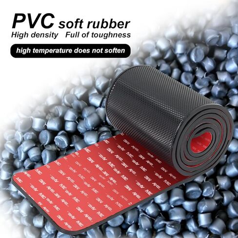 واقي ممتص الصدمات الخلفي للسيارة، واقي ممتص الصدمات للسيارة، قابل للتقشير واللصق على السيارة، واقي مصد لاصق للسيارات، شريط حماية متين من البولي فينيل كلوريد ملائم عالمي، لشريط مطاطي ناعم من مادة البولي فينيل كلوريد اللاصق على الوجهين 3M in Kuwait