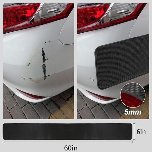 واقي ممتص الصدمات الخلفي للسيارة، واقي ممتص الصدمات للسيارة، قابل للتقشير واللصق على السيارة، واقي مصد لاصق للسيارات، شريط حماية متين من البولي فينيل كلوريد ملائم عالمي، لشريط مطاطي ناعم من مادة البولي فينيل كلوريد اللاصق على الوجهين 3M in Kuwait