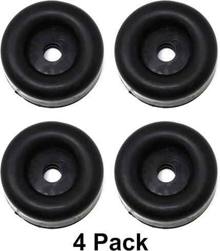 Cargo Trailer Ramp Door Replacement Black Rubber Bumper (4) in Saudi Arabia