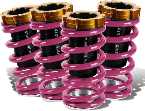 DNA Motoring COIL-HC88-T33-WH طقم كم كويلوفر التعليق [لـ 88-01 Honda Civic Del Sol CRX Acura Integra] in Kuwait