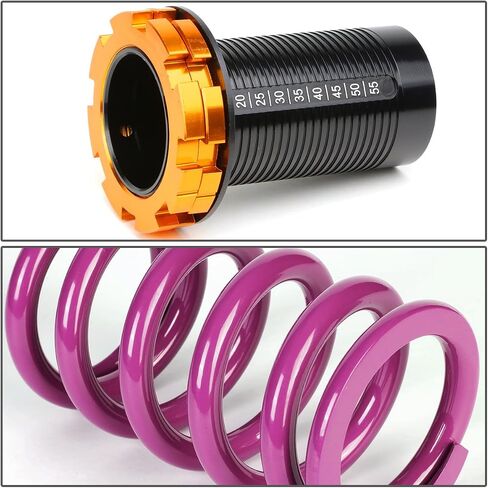 DNA Motoring COIL-HC88-T33-WH طقم كم كويلوفر التعليق [لـ 88-01 Honda Civic Del Sol CRX Acura Integra] in Kuwait