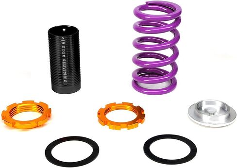 DNA Motoring COIL-HC88-T33-WH طقم كم كويلوفر التعليق [لـ 88-01 Honda Civic Del Sol CRX Acura Integra] in Kuwait
