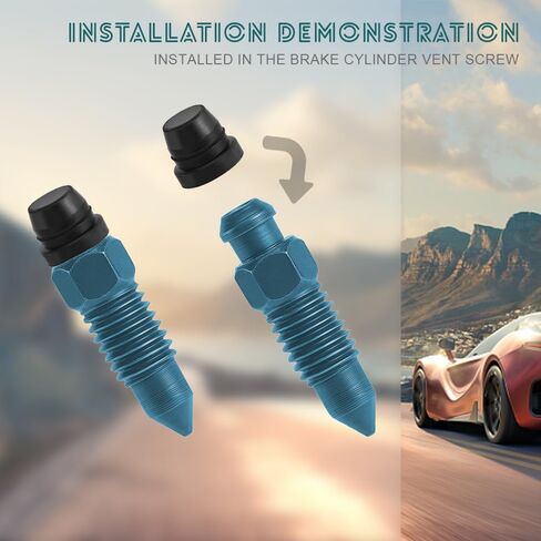 18PCS Brake Bleeder Cap, Grease Fitting Caps, Waterproof Dustproof Rubber Zerk Covers Replacement Car Brake Bleeder Nipple Cap, Car Accessories Universal for Car Motorcycle in Saudi Arabia