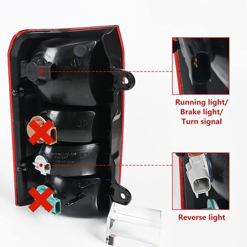 FIONE - for Jeep Patriot Taillight Assembly 2008-2017 Stop Indicator Light Brake Rare Lamp Replacement Left Driver Side LH 5160365AG in Saudi Arabia