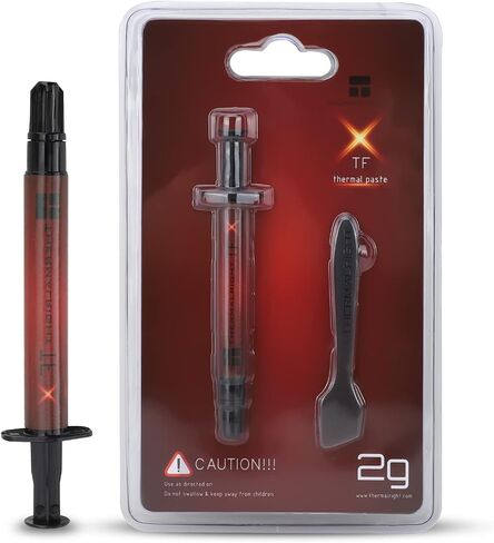 معجون حراري Thermalright TFX 2g، المعجون الحراري عالي الأداء لتبريد جميع المعالجات، معجون المشتت الحراري عالي المتانة 14.3 وات/م. بطاقات الرسومات والمشتتات الحرارية في أجهزة الكمبيوتر وأجهزة التحكم in Saudi Arabia