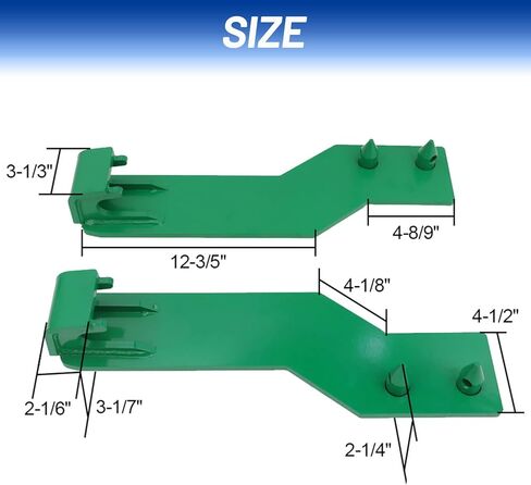HILDIRIX Loader Quick Tach Weld On Mounting Brackets Fit for John Deere Tractor in Kuwait