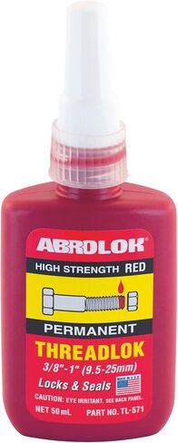 ABRO Threadlok Medium Strength Blue Removable, Versatile Thread Locker Sealant, Temperature-Resistant, Removable Thread Locker for Metal Fasteners, Long-Lasting Bond, Threadlocker Blue in Saudi Arabia