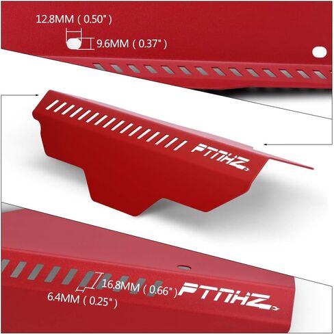 PTNHZ Aluminum Pulley Cover Belt Relacement For Subaru Impreza 02-14 WRX and 04-on STI 04-08 Forester(Red) in Saudi Arabia