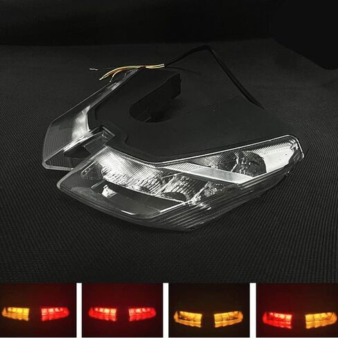 GOODELY LED Tail Brake Lights Turn Signal Integrated Compatible With DUCATI HYPERMOTARD 821 939 950 SP 2012-2021 (Smoke) in Saudi Arabia