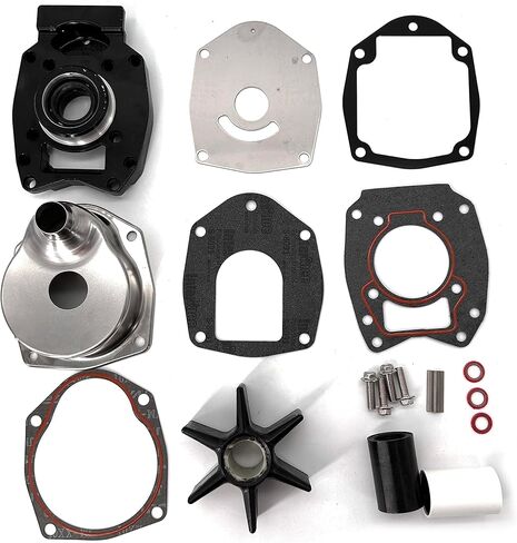 46-8M0113799,8M0113801,43024A7 Water Pump Impeller Repair Kit For Mercury Mariner 30 35 40 45 50 60 EFI Bigfoot 65 JET 70 75 80 90 100 115 125 HP 2/4-Stroke Outboard 3/4-Cyl.43024A09,43024A4,43024A5 in Saudi Arabia