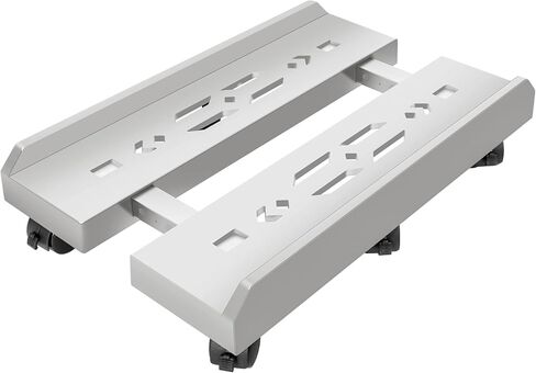 حامل كمبيوتر كبير الحجم من Seloom، حامل برج كمبيوتر قابل للتعديل مع 6 عجلات دوارة، حامل برج كمبيوتر محمول عالي التحمل، حامل سطح المكتب يناسب معظم مكاتب ألعاب الكمبيوتر in Kuwait