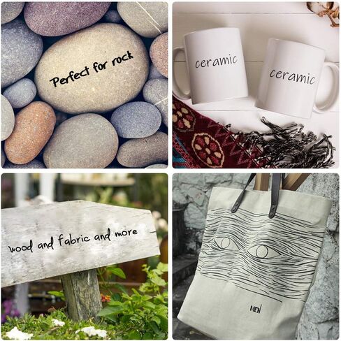 قلم تحديد دائم، مجموعة أقلام تحديد دائمة ذات طرف رفيع باللون الأسود لكتابة علامات الخربشة، عدد 30 in Kuwait