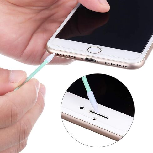مجموعة تنظيف الهاتف الخلوي 17 قطعة من سكايليتي، ومنفذ شحن USB ومقبس سماعة الرأس متوافق مع iPhone وSamsung Galaxy وLG وMotorola وiOS وAndroid وعدسة الهاتف الخلوي ومنظف MacBook in Kuwait