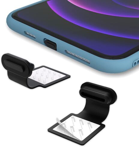 Gavemi USB C Dust Plug, for Phone USB Type C Port Dust Cover Cap, 2 Pack (Black) in Kuwait