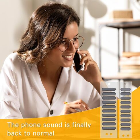 TIESOME Phone Speaker Dustproof Stickers Protector, 51PCS Phone Trumpet Anti Dust Adhesive Stickers Mesh Speaker Dustproof Net Stickers Dustproof Cover Kit with Cleaning Swabs Tweezer in Saudi Arabia
