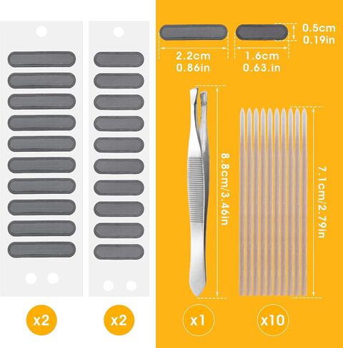 TIESOME Phone Speaker Dustproof Stickers Protector, 51PCS Phone Trumpet Anti Dust Adhesive Stickers Mesh Speaker Dustproof Net Stickers Dustproof Cover Kit with Cleaning Swabs Tweezer in Saudi Arabia