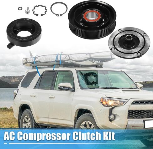 X AUTOHAUX 1 Set AC Compressor Clutch Replacement for Toyota 4Runner 6Cyl 4.0L 2003-2009 in Saudi Arabia