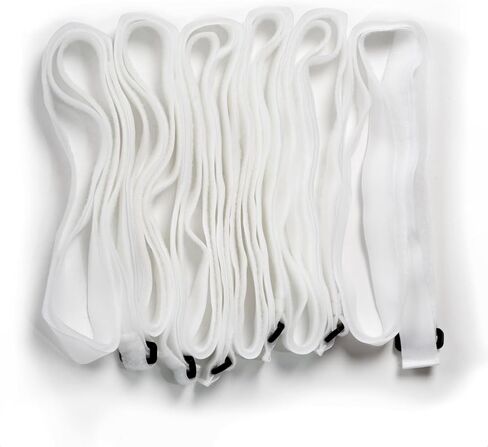 حزام شد شبكي رياضي ترادفي - يزيد من شد شبكة الكرة الطائرة - 6 أشرطة شد شبكة الكرة الطائرة - أبيض - يتضمن 6 أشرطة in Kuwait