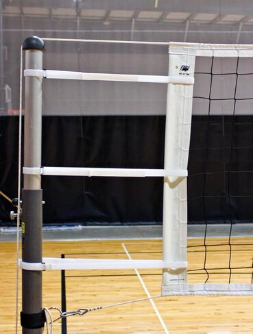 حزام شد شبكي رياضي ترادفي - يزيد من شد شبكة الكرة الطائرة - 6 أشرطة شد شبكة الكرة الطائرة - أبيض - يتضمن 6 أشرطة in Kuwait