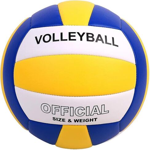 Volleyball Official Size 5 Volleyball Soft PU Beach Volleyball Waterproof Volleyball for Indoor Outdoor Training Volleyball Game Ball for Beginner Teenager Adult in Saudi Arabia