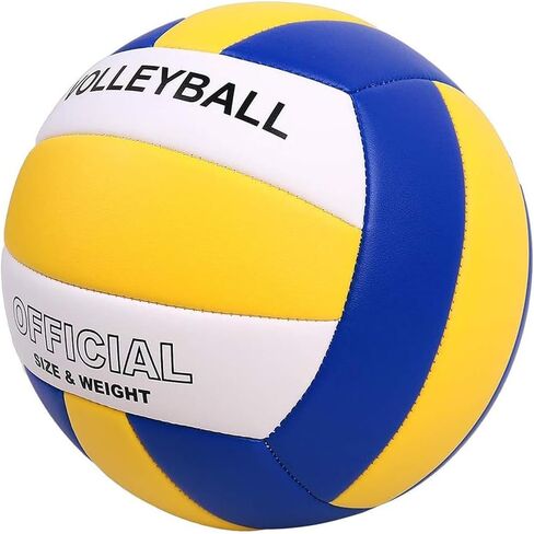 Volleyball Official Size 5 Volleyball Soft PU Beach Volleyball Waterproof Volleyball for Indoor Outdoor Training Volleyball Game Ball for Beginner Teenager Adult in Saudi Arabia