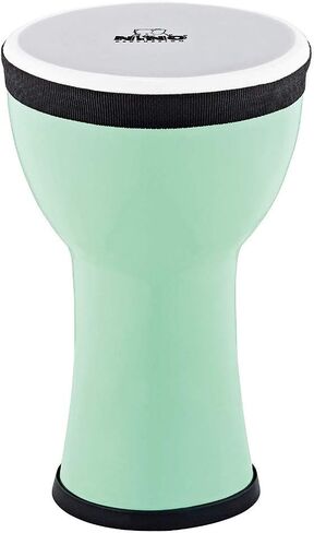 Kids' Djembe, 100% Synthetic Pre-Tuned, Compact Size-NOT Made in China-Blue Berry Finish, for Classroom Music or Playing at Home, 2-Year Warranty (NINO-EMDJ-BB) in Saudi Arabia